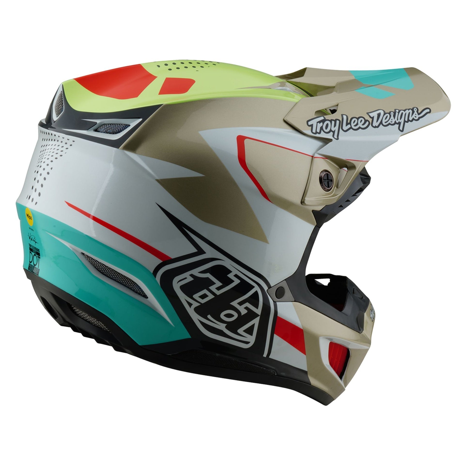 Casco Troy Lee Designs Se5 Ece de Composite Optic White